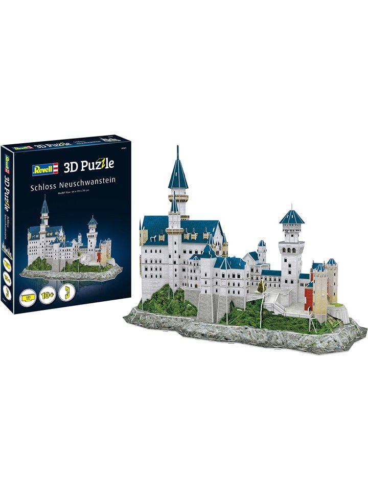 Revell 121-częściowe puzzle 3D "Neuschwanstein Castle" - 10+ rozmiar: onesize