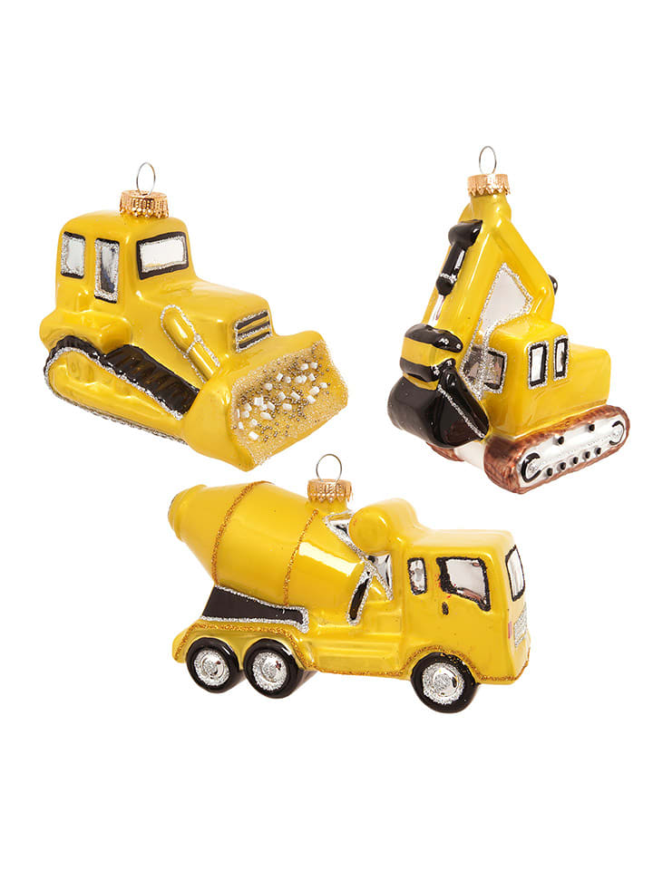 Krebs Glas Lauscha Ozdoby choinkowe (2 szt.) w kolorze złotym rozmiar: onesize