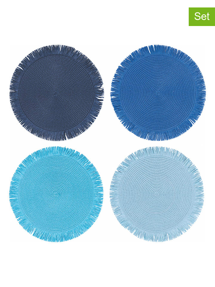 Villa d´Este Podkładki stołowe (4 szt.) w różnych kolorach - Ø 38 cm rozmiar: onesize