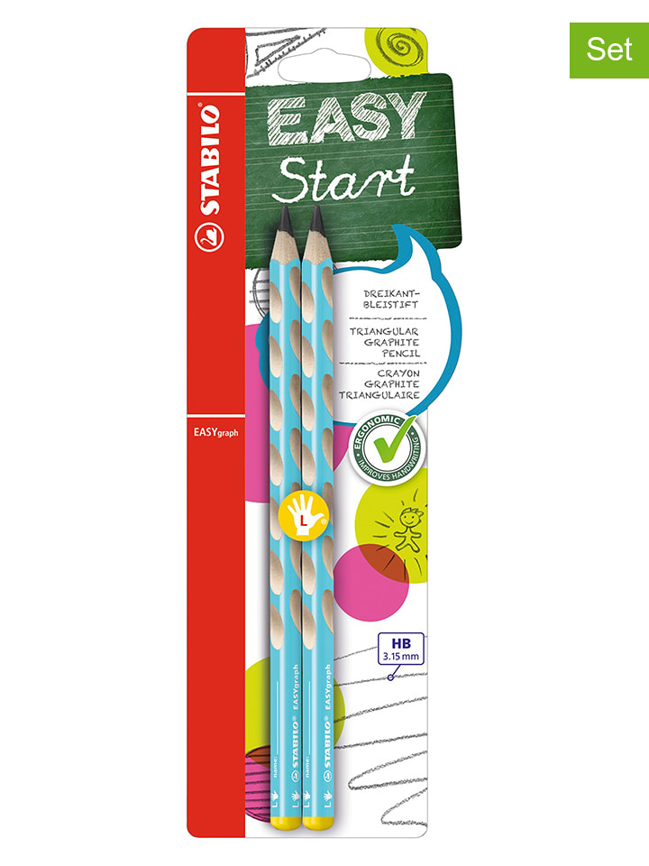 STABILO Ołówki (4 szt.) "STABILO EASYgraph" dla osób leworęcznych rozmiar: onesize