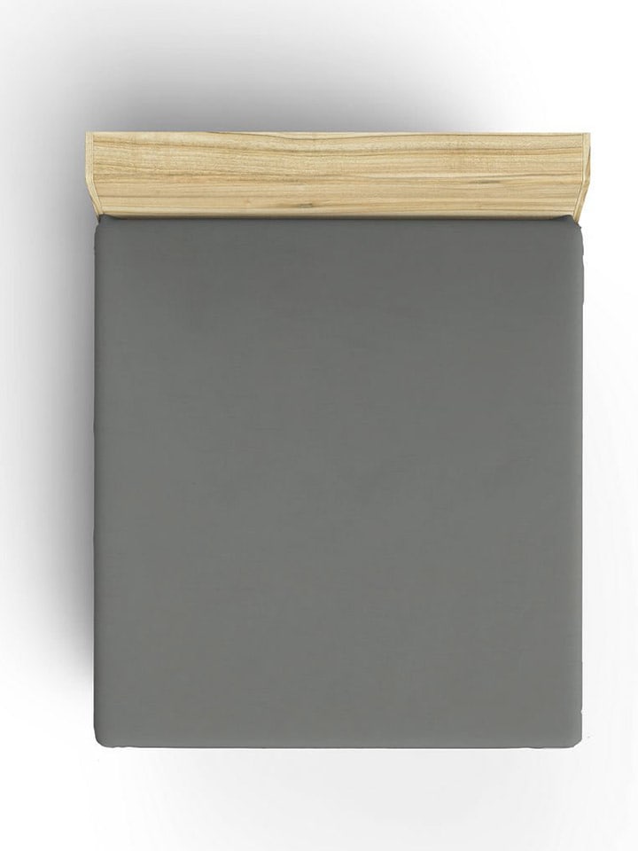 Elizabed Prześcieradło renforcé w kolorze szarym na gumce rozmiar: 90x200 cm