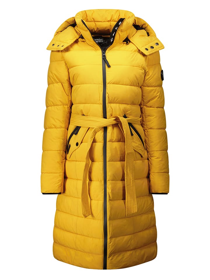 Canadian Peak Płaszcz zimowy "Cabimeak" w kolorze żółtym rozmiar: XL