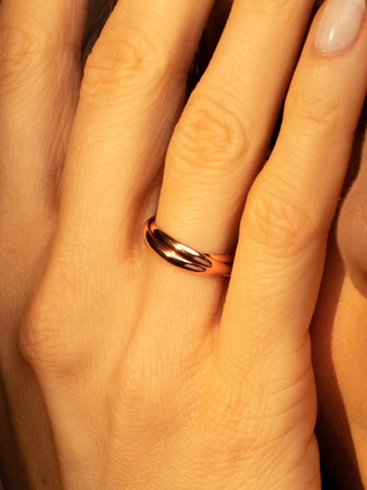 OR ÉCLAT Złoty pierścionek "Saturna" rozmiar: 58