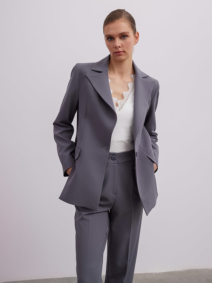 BGN Blezer w kolorze antracytowym rozmiar: 38