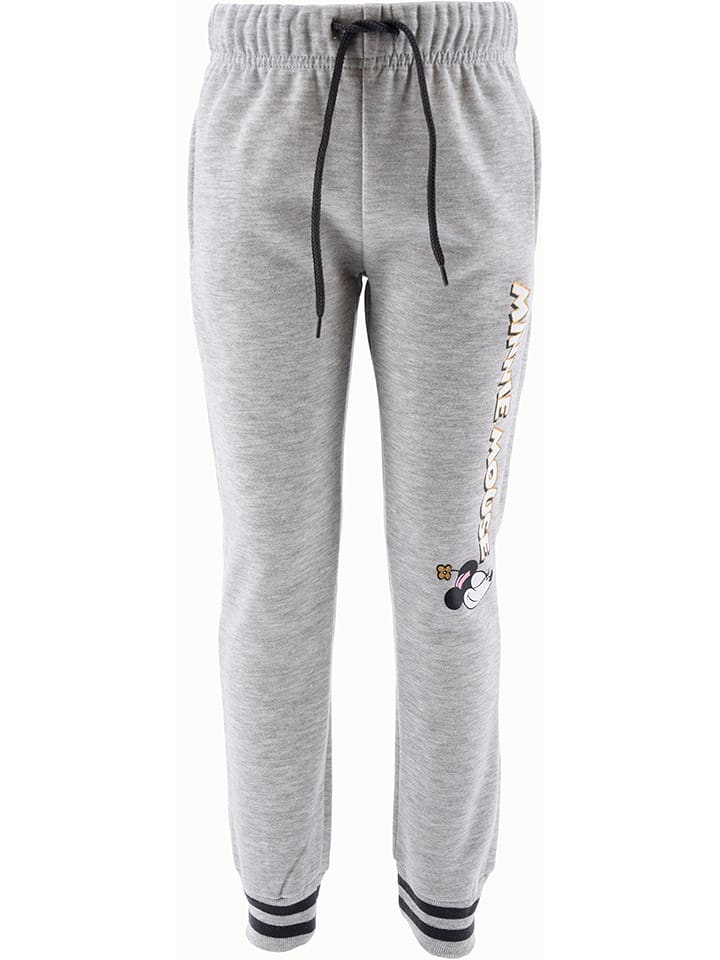 Disney Spodnie dresowe "Disney 100" w kolorze jasnoszarym rozmiar: 98