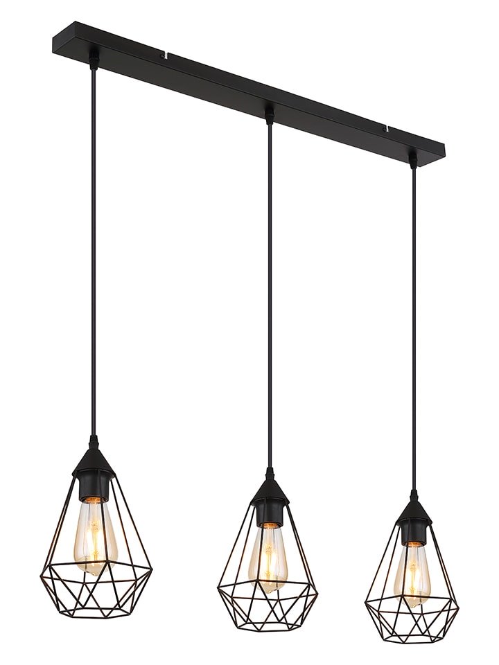 Globo lighting Lampa wisząca w kolorze czarnym - 79 x 17 x 120 cm rozmiar: onesize