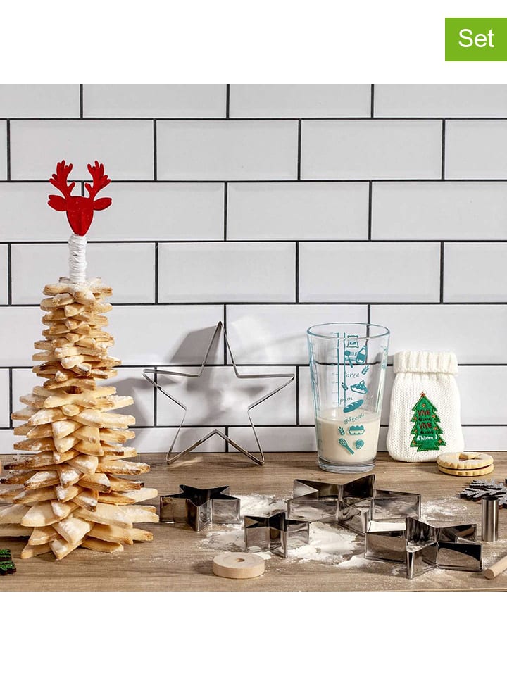 Make a Wish 7-częściowy zestaw akcesoriów do pieczenia w kolorze srebrnym rozmiar: onesize