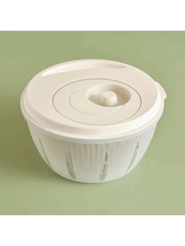 Violeta Home Wirówka w kolorze kremowym do sałaty - wys. 14 x Ø 26 cm rozmiar: onesize