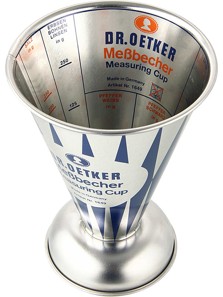 Dr. Oetker Miarka "Nostalgic" w kolorze srebrnym - 500 ml rozmiar: onesize