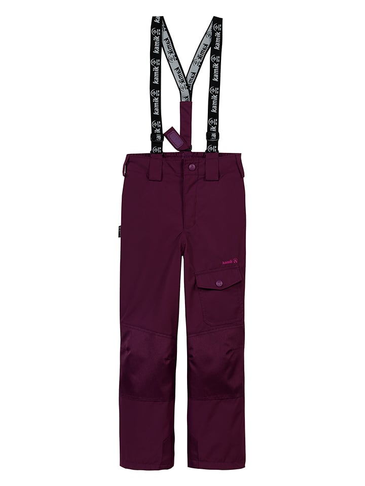 Kamik Spodnie funkcyjne "Blaze" w kolorze fioletowym rozmiar: 140