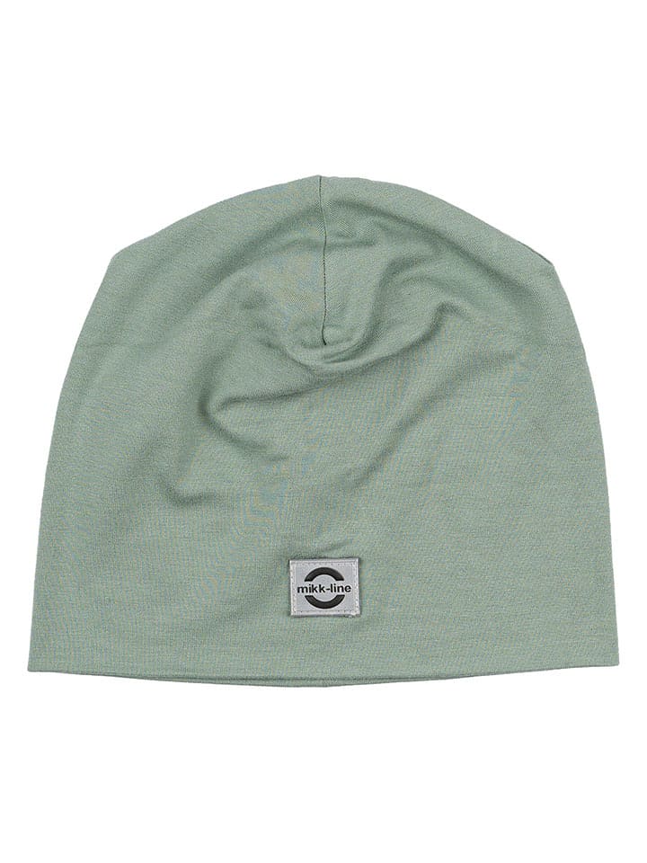 mikk-line Czapka beanie w kolorze zielonym rozmiar: 86/92