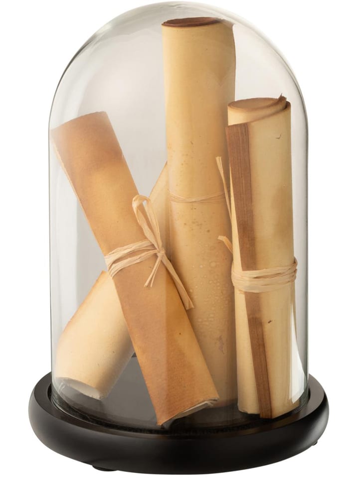 J Line Figurka dekoracyjna w kolorze beżowym - wys. 26 x Ø 18 cm rozmiar: onesize