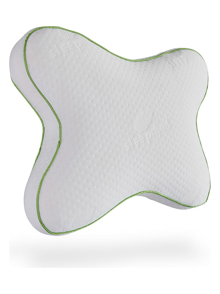 Lifa Living Ergonomiczna poduszka w kolorze białym - 46 x 35 x 10 cm rozmiar: onesize