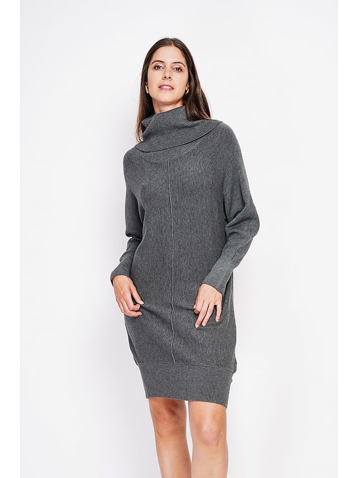 William de Faye Sukienka dzianinowa w kolorze szarym rozmiar: 38