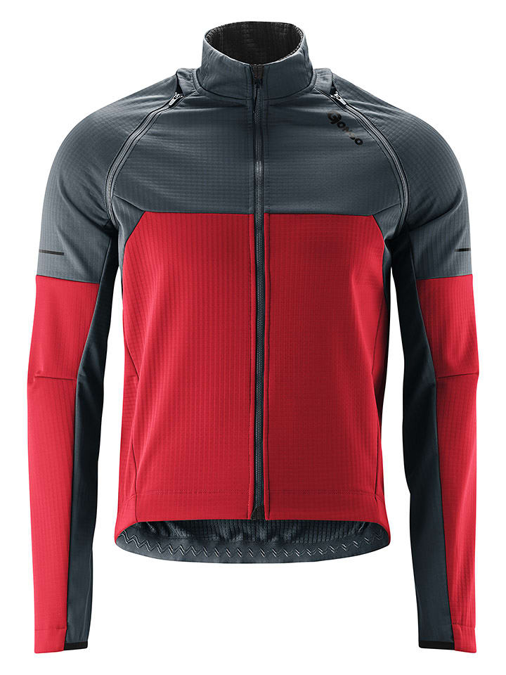 Gonso Kurtka softshellowa Zipp-Off w kolorze czerwono-antracytowym rozmiar: M