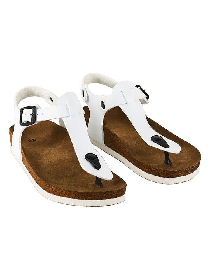 Moosefield Sandały w kolorze białym rozmiar: 40