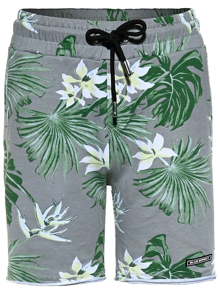 Blue Effect Szorty dresowe w kolorze zielono-szarym rozmiar: 128