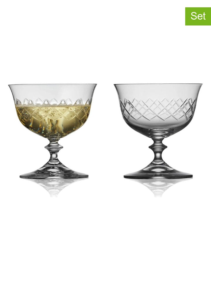 Lyngby Glas Kieliszki (2 szt.) "Eaton" do szampana - 280 ml rozmiar: onesize