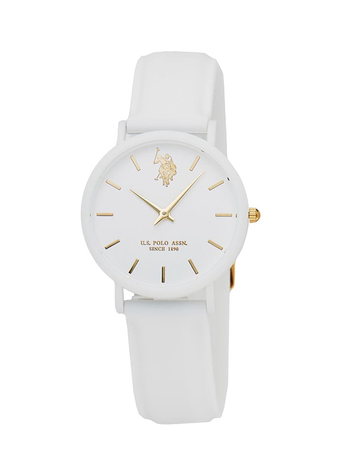 U.S. Polo Assn. Zegarek kwarcowy w kolorze białym rozmiar: onesize