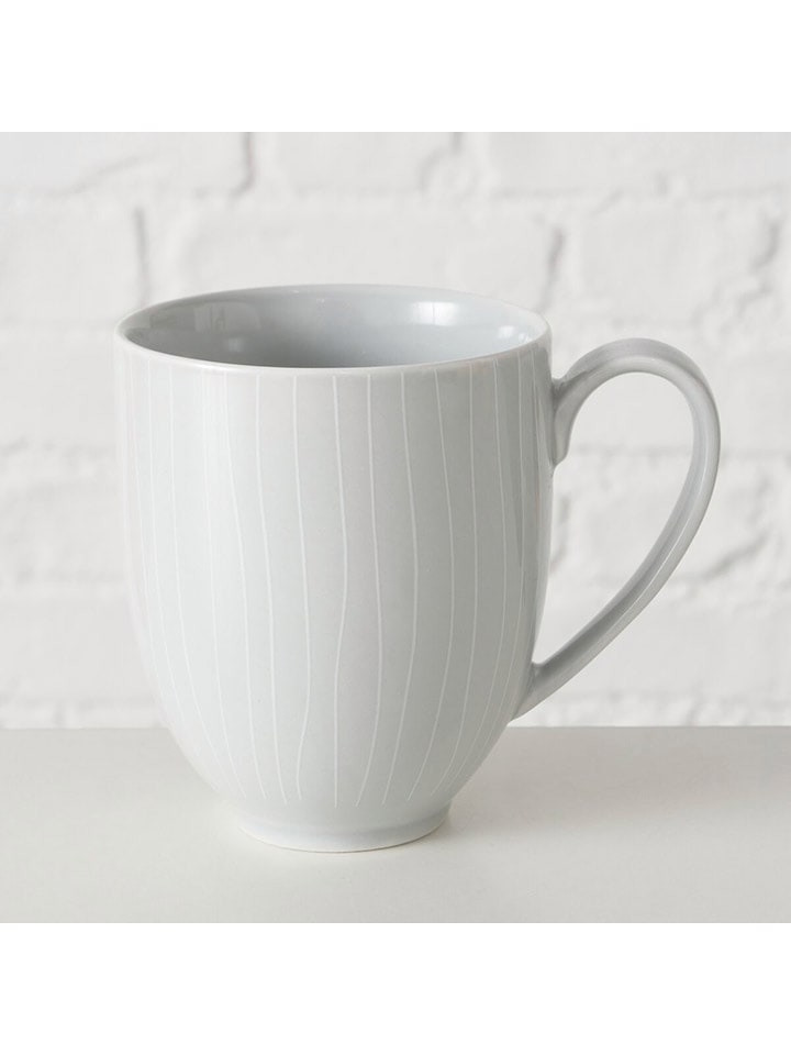 Boltze Kubek jumbo "Bergen" w kolorze szarym - 380 ml rozmiar: onesize