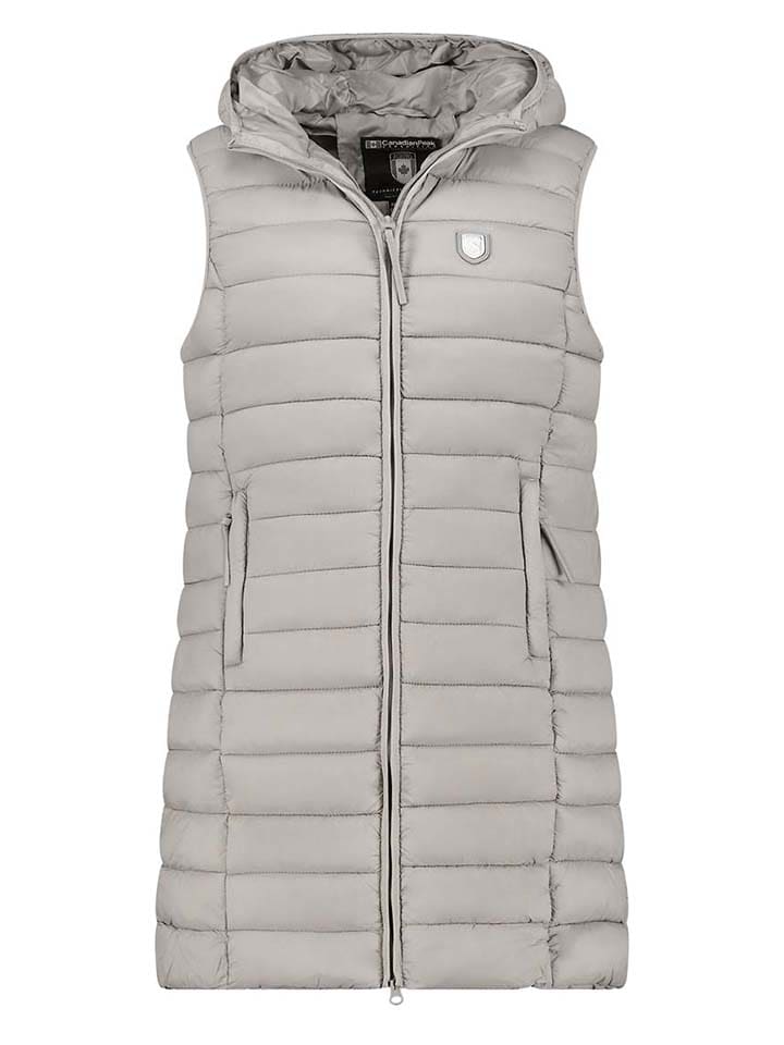 Canadian Peak Kamizelka pikowana "Vakitaleak" w kolorze jasnoszarym rozmiar: XXL