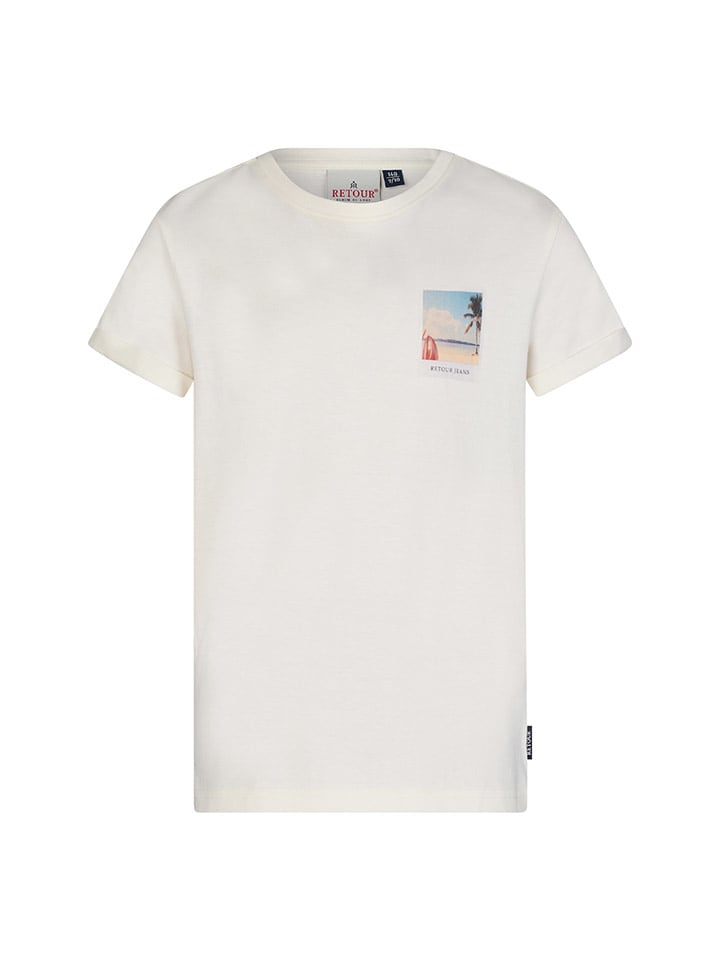 Retour Koszulka "Damon" w kolorze białym rozmiar: 170/176