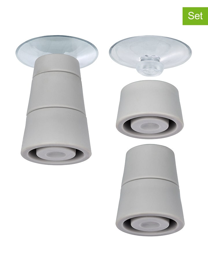 Wenko Nóżki (4 szt.) w kolorze szarym do płyty na kuchenkę - 5 x 4,4 cm rozmiar: onesize