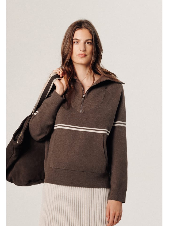 Rodier Sweter w kolorze jasnobrązowym rozmiar: XL