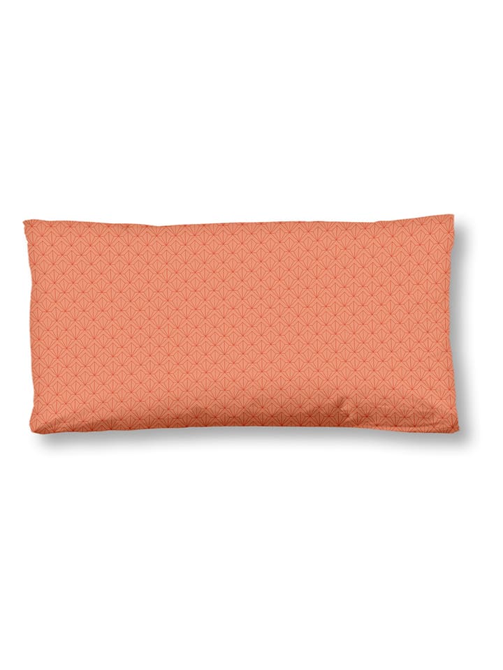 Hip Satynowa poszewka "Bernice" w kolorze pomarańczowym na poduszkę rozmiar: 40x80 cm