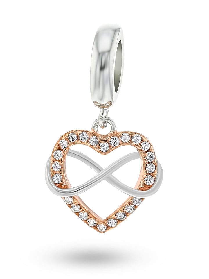 CHARM'S Pozłacana zawieszka z cyrkoniami rozmiar: onesize