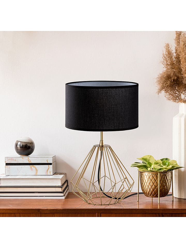 Opviq Lampa stołowa w kolorze złoto-czarnym - wys. 43 x Ø 25 cm rozmiar: onesize