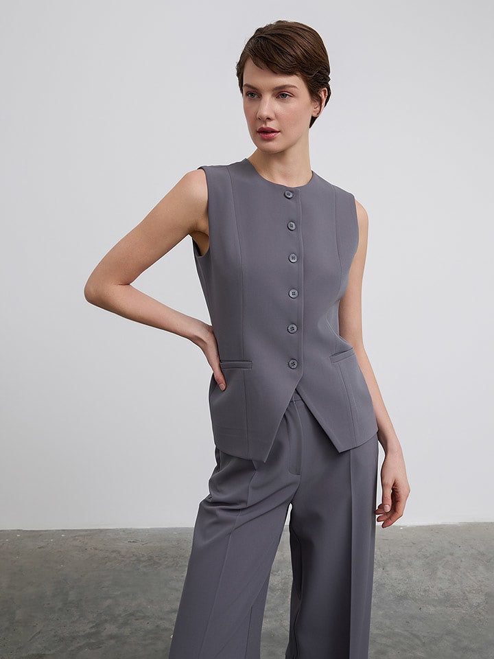 BGN Kamizelka w kolorze antracytowym rozmiar: 36