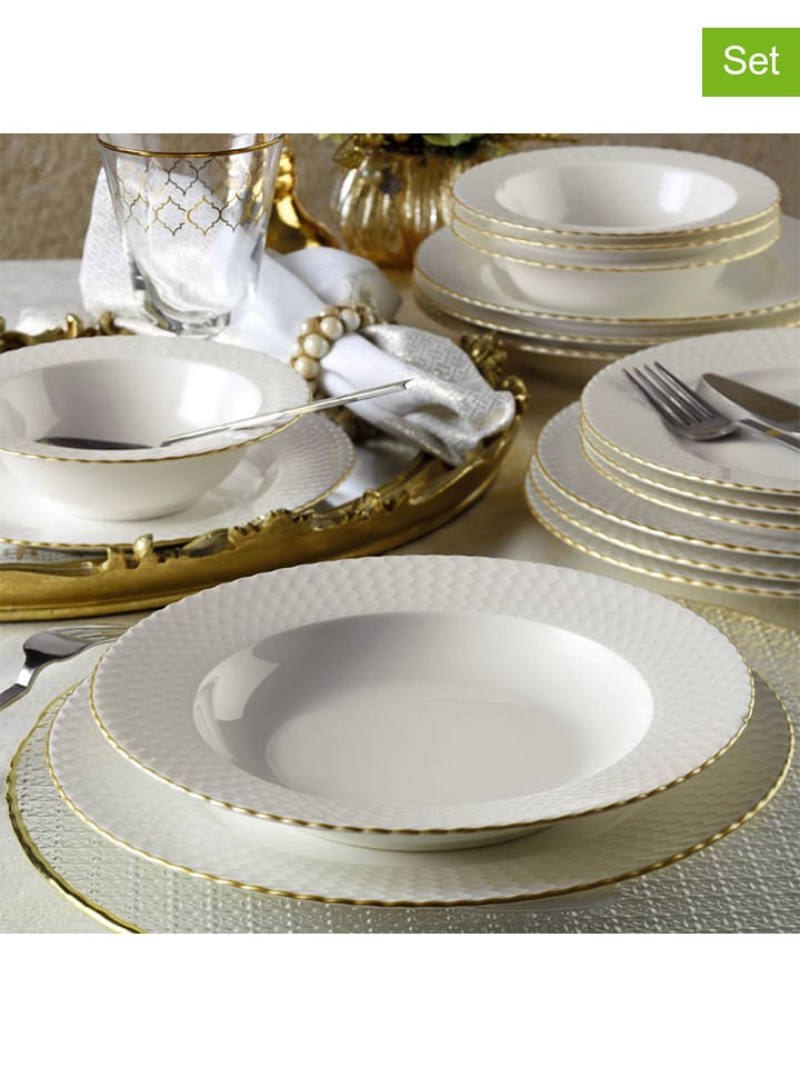 Hermia 18-częściowy zestaw w kolorze białym rozmiar: onesize