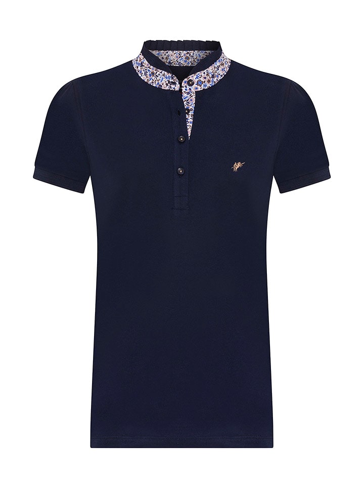 Denim Culture Koszulka polo w kolorze granatowym rozmiar: L