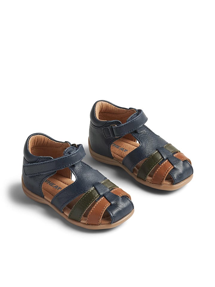 Wheat Skórzane półsandały "Robbie" w kolorze granatowym rozmiar: 26