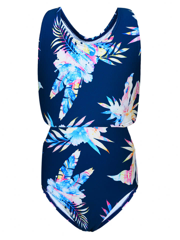 Peek U Strój kąpielowy "Marisol" w kolorze granatowym ze wzorem rozmiar: 128