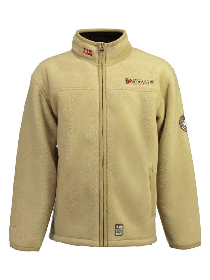 Geographical Norway Kurtka polarowa w kolorze beżowym rozmiar: XL