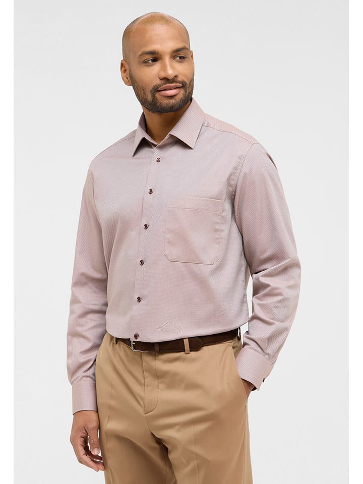 Eterna Koszula - Comfort fit - w kolorze beżowym rozmiar: 42