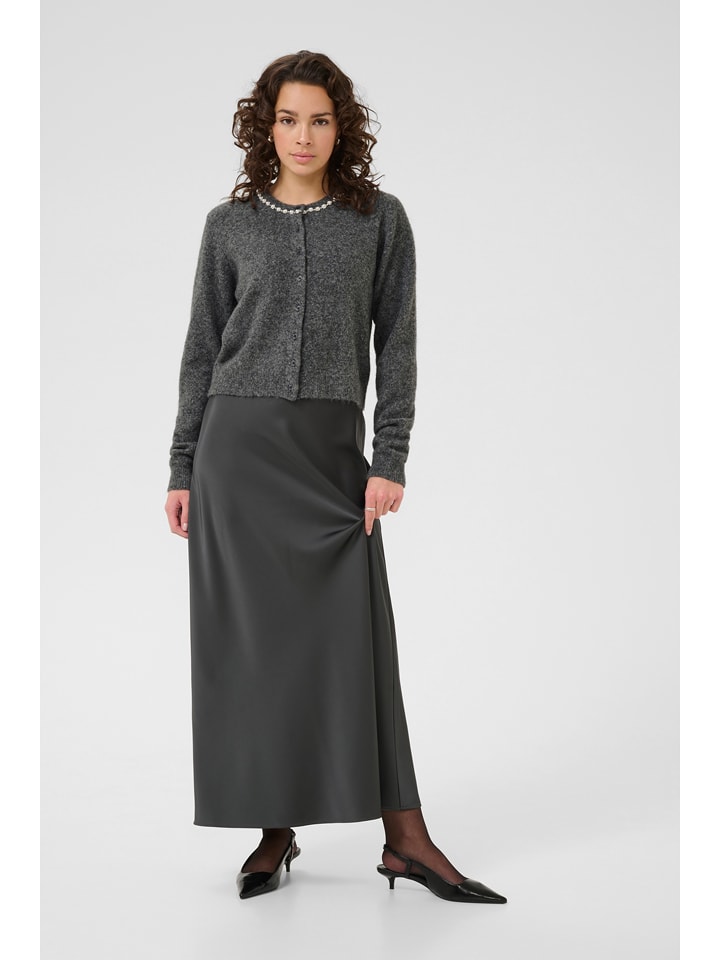 Kaffe Kardigan w kolorze antracytowym rozmiar: XXL