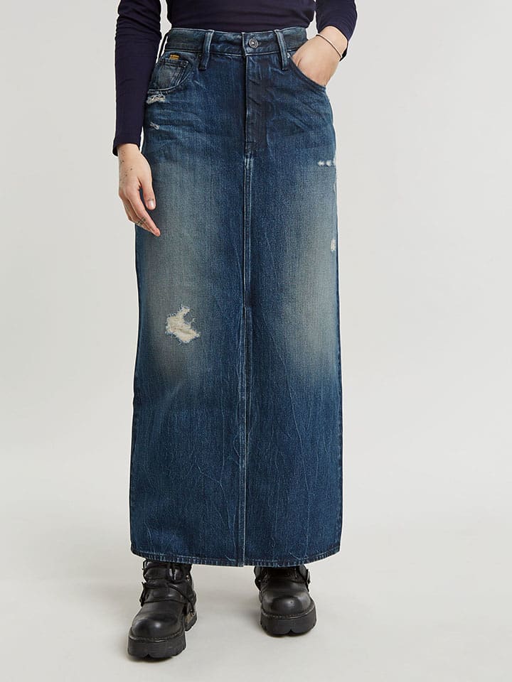 G-Star Spódnica dżinsowa "Victoria" w kolorze granatowym rozmiar: W29