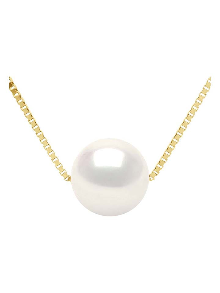 Pearl Addict Złoty naszyjnik z perłą - dł. 42 cm rozmiar: onesize