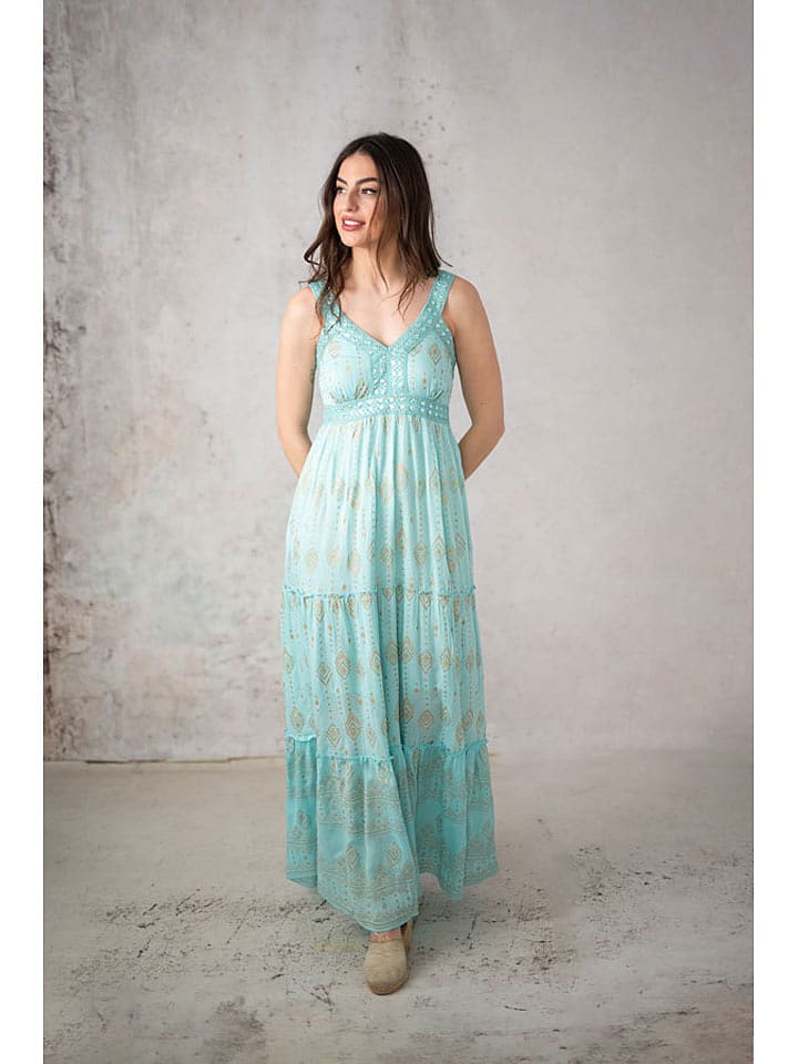 Lula Natura Sukienka w kolorze błękitnym rozmiar: onesize