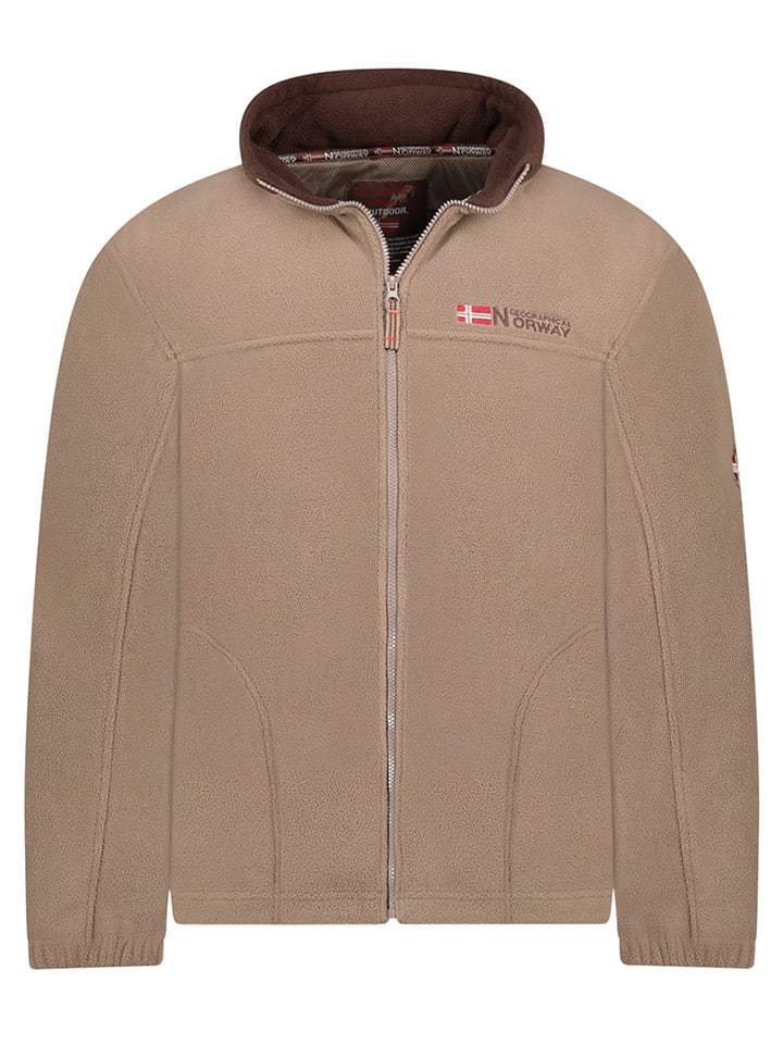 Geographical Norway Kurtka polarowa "Tamazonie" w kolorze szarobrązowym rozmiar: XL