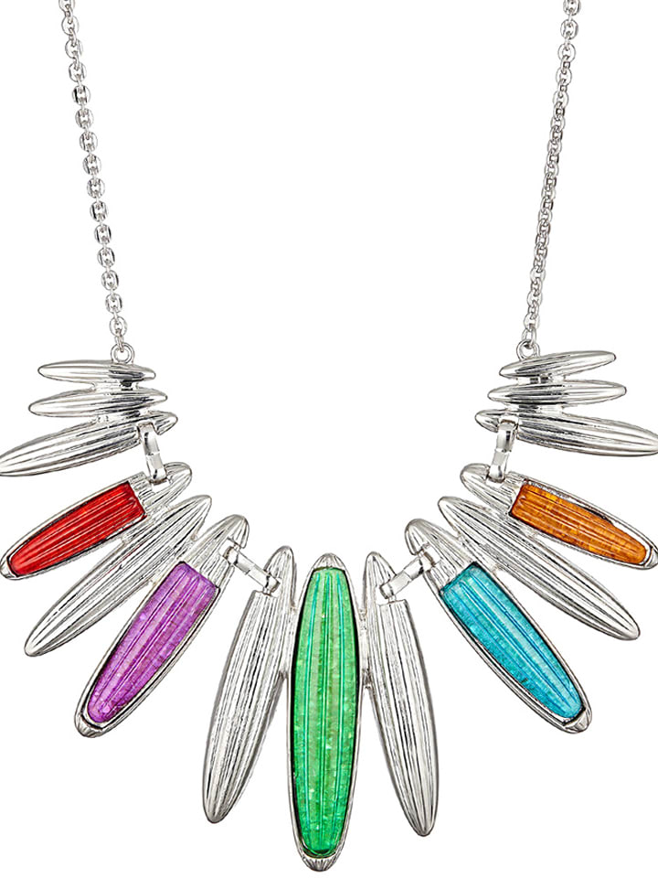 RIO BLUE Naszyjnik z elementami ozdobnymi - dł. 45 cm rozmiar: onesize