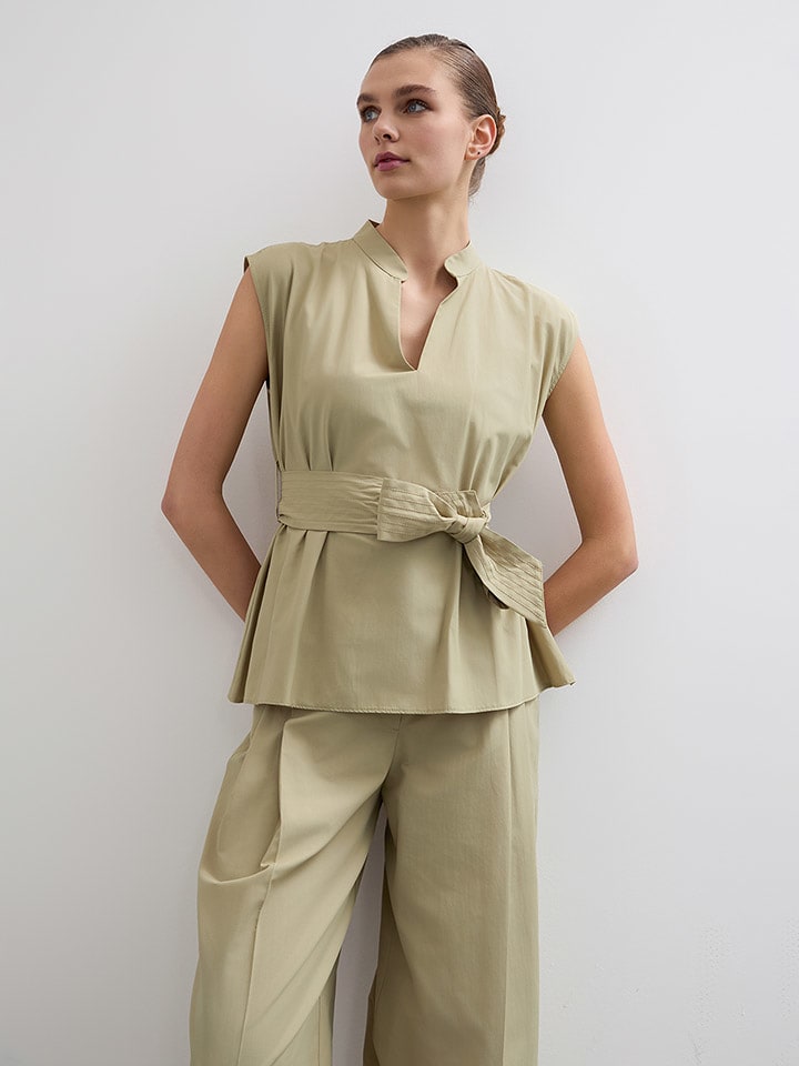 BGN Bluzka w kolorze jasnozielonym rozmiar: 40