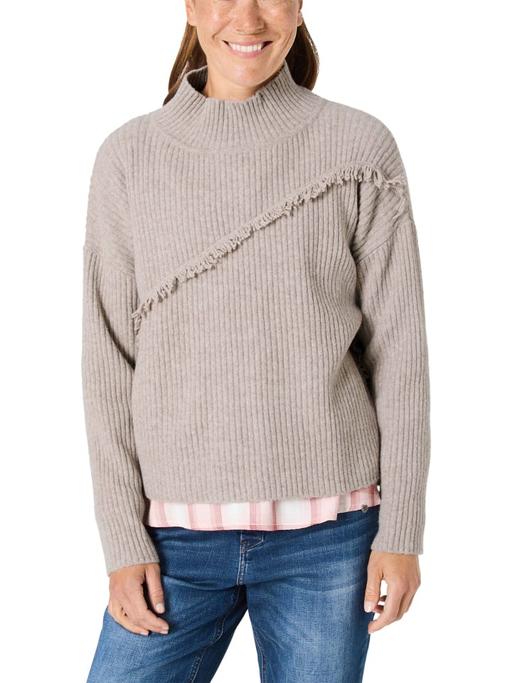 Timezone Sweter w kolorze beżowym rozmiar: XL