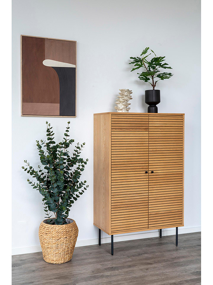 House Nordic Doniczka w kolorze czarnym - wys. 23,5 x Ø 15 cm rozmiar: onesize