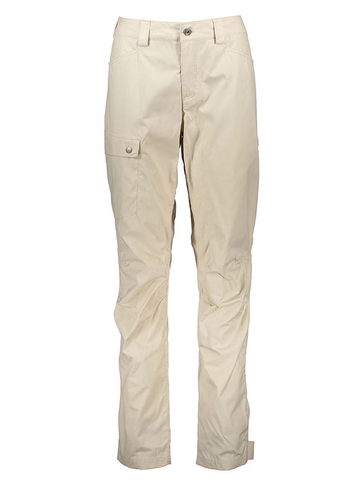 Bergans Spodnie trekkingowe "Leaf Light" w kolorze beżowym rozmiar: 40
