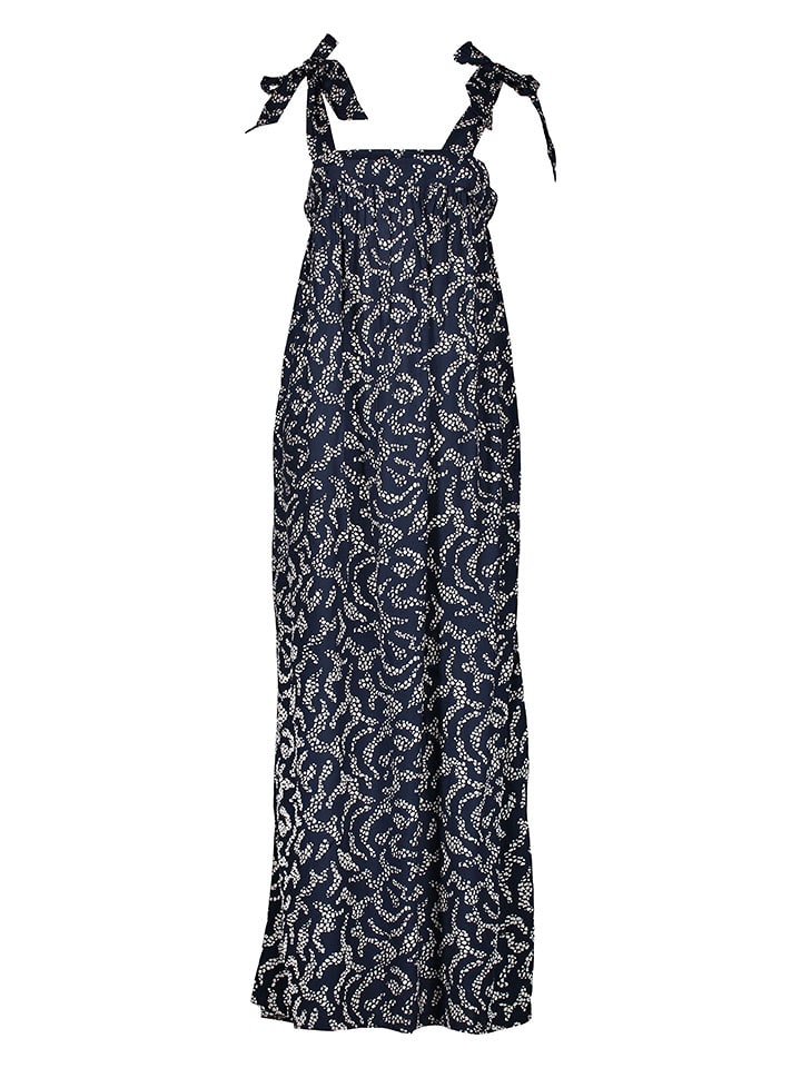 Kaffe Sukienka w kolorze granatowo-białym rozmiar: 42