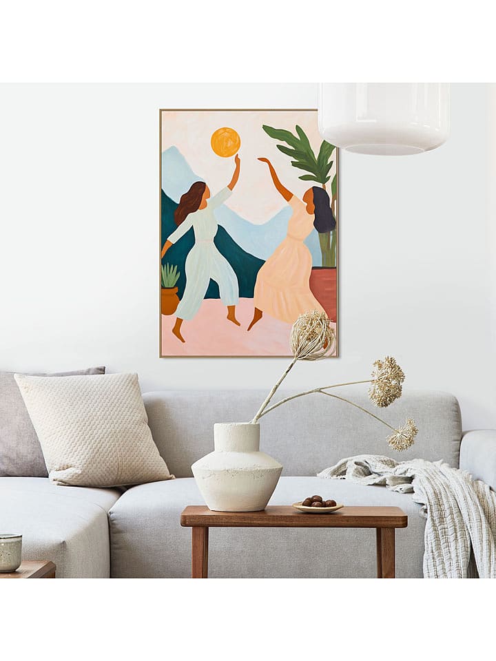 Orangewallz Druk artystyczny "Fauve Woman" w ramce rozmiar: 50x70 cm